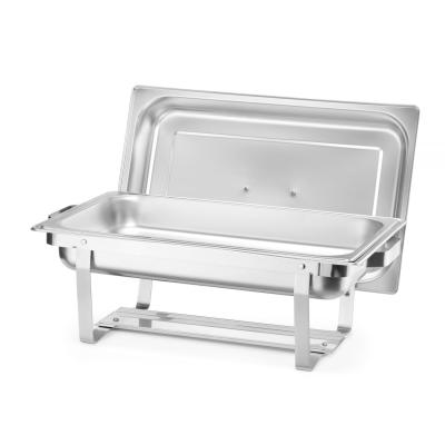 Ohřívač jídla Chafing – sada 4 kusů, HENDI, GN 1/1, 7,5L, 600x355x(H)305mm | 238837-1